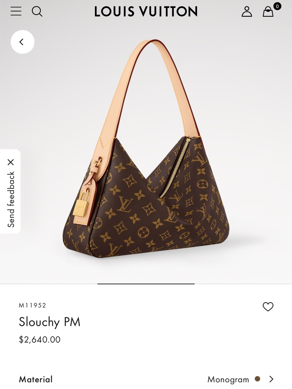 Louis Vuitton Slouchy PM shoulder bag - Picture 6 of 6